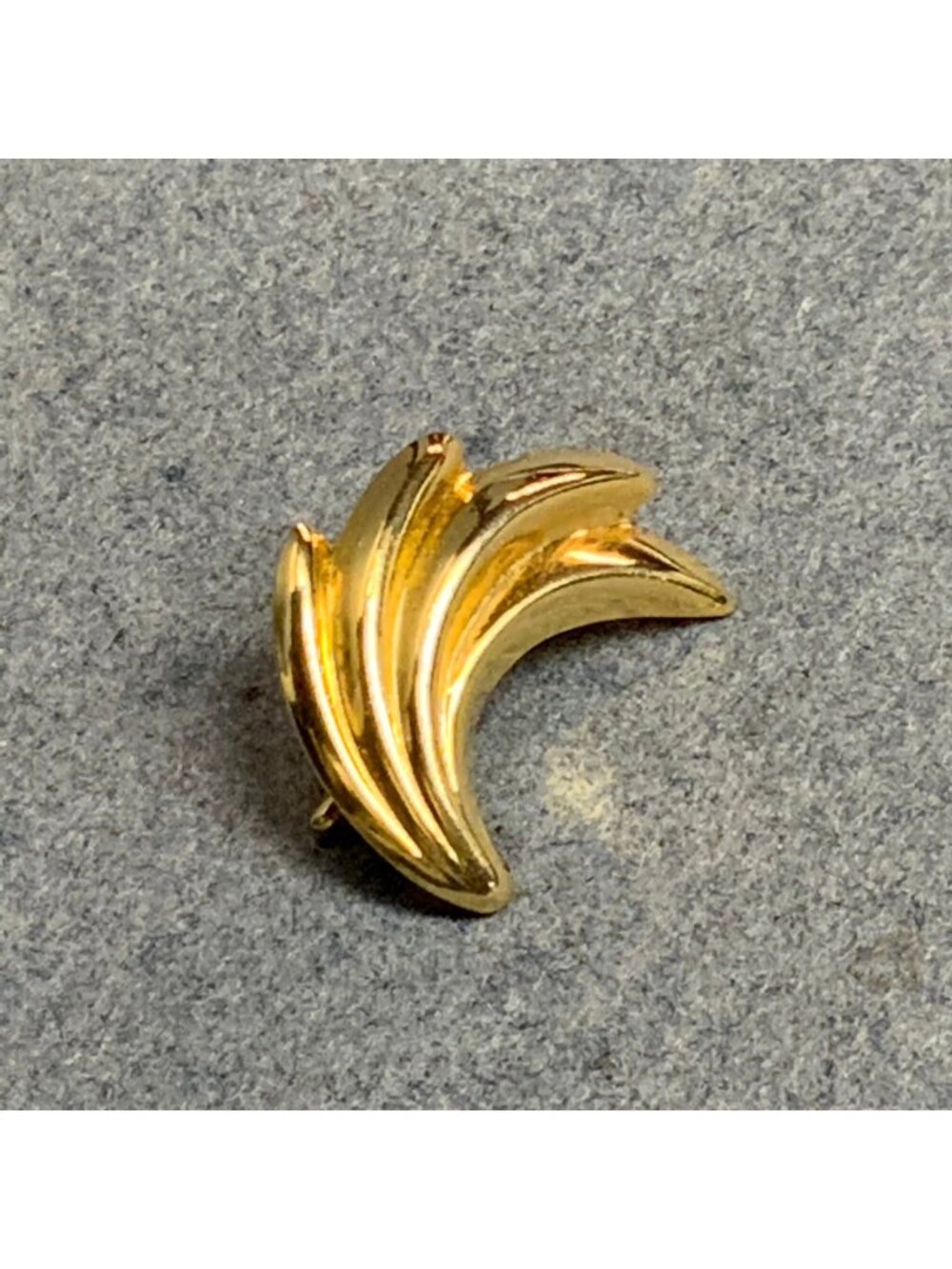 Swish Necklace Spacer Bar 1.25 In Gold Vintage Retro Elegant Accessory Pop Bead